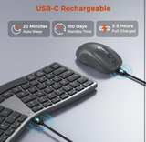 Meetion EK01 Wireless Ergonomic Keyboard and Mouse Combo - Image 6