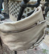 Coach Metallic Pebbled Leather Hobo Bag - Image 1