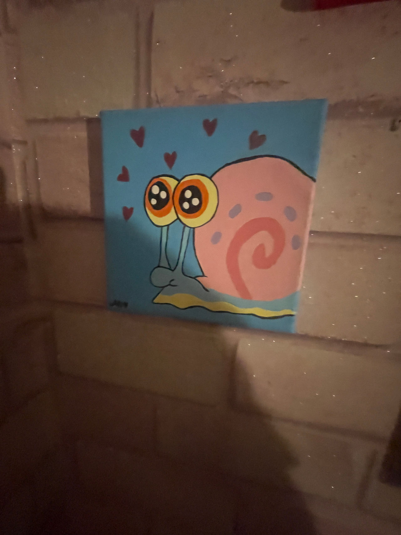 Gary the Snail Canvas Art