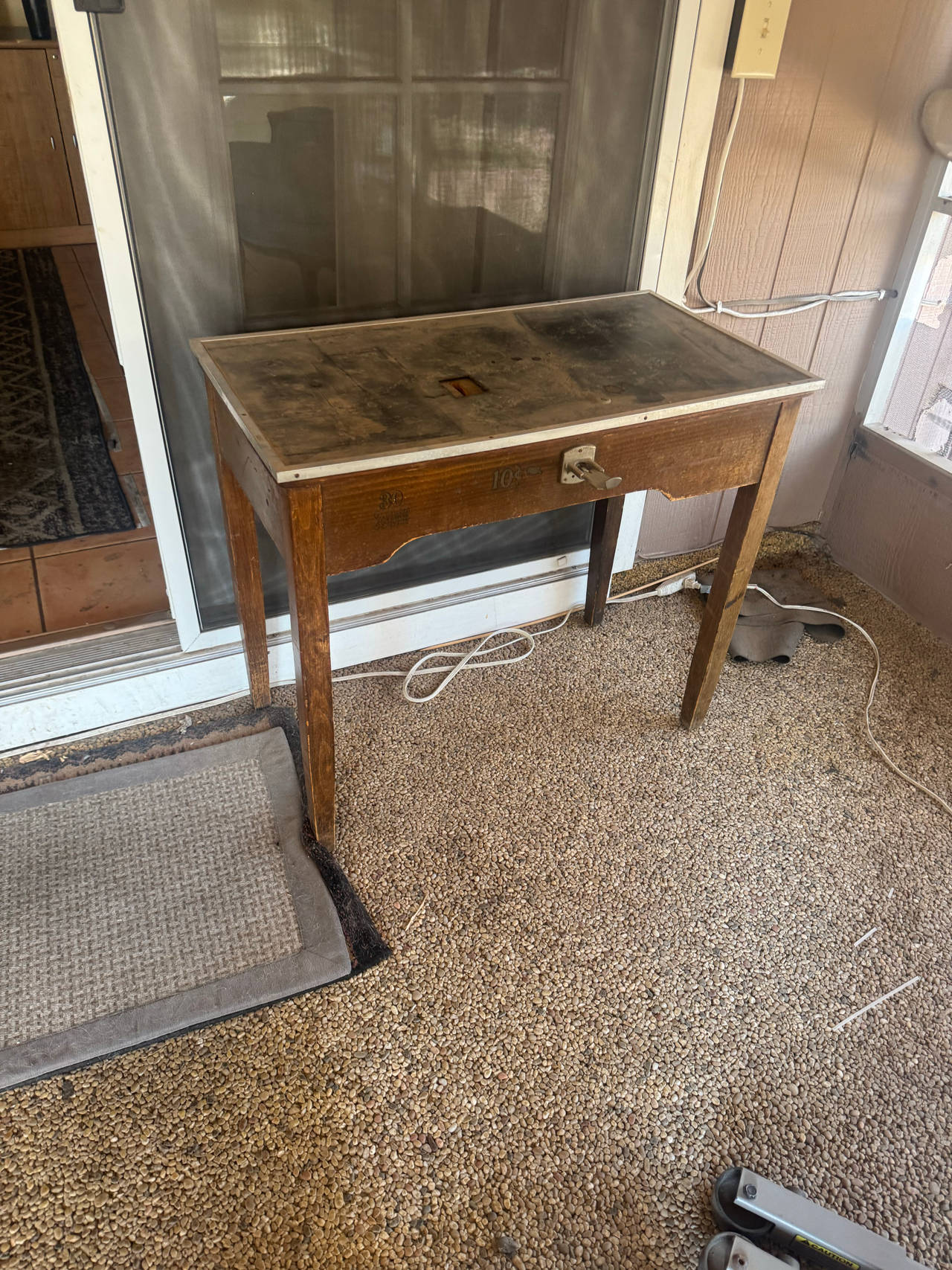 Antique School Desk