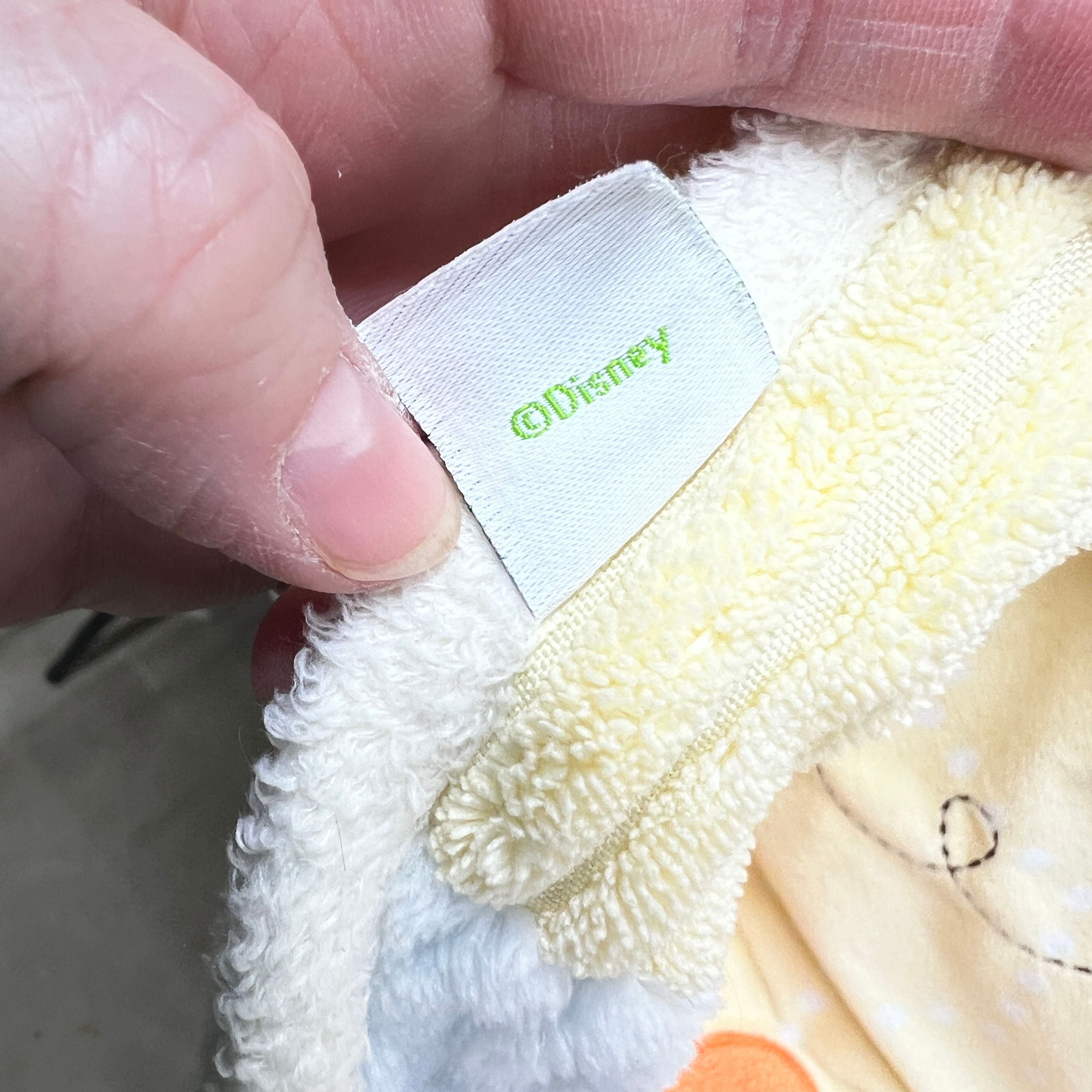 Disney Baby Winnie the Pooh Plush Patchwork Baby Blanket 45x36 Pastel Yellow - Image 9