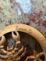Trifari Vintage Scorpio Zodiac Pendant - Image 3