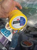 3M 471 Vinyl Tape Yellow 3 in x 36 yd - Image 1