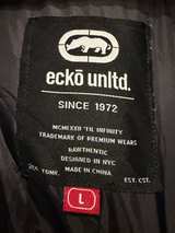 Ecko Unlimited Hooded Puffer Vest Black/Gray Large  - Image 3