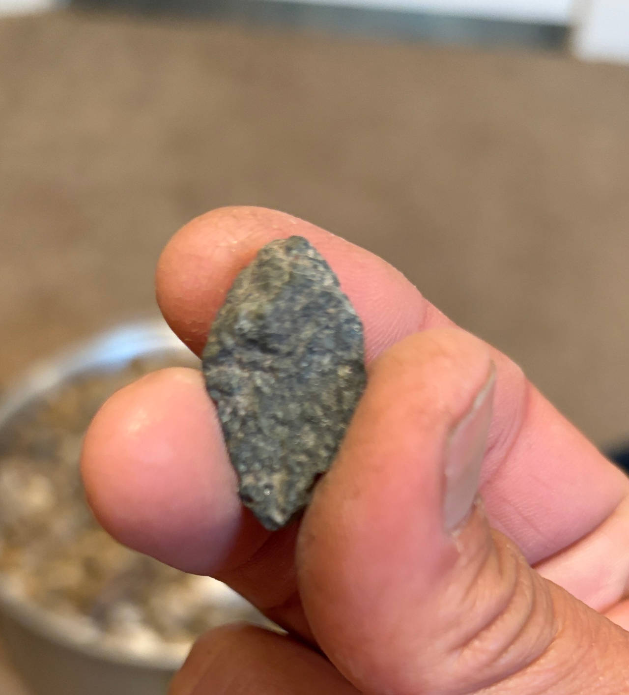 Native American Style Stone Arrowhead