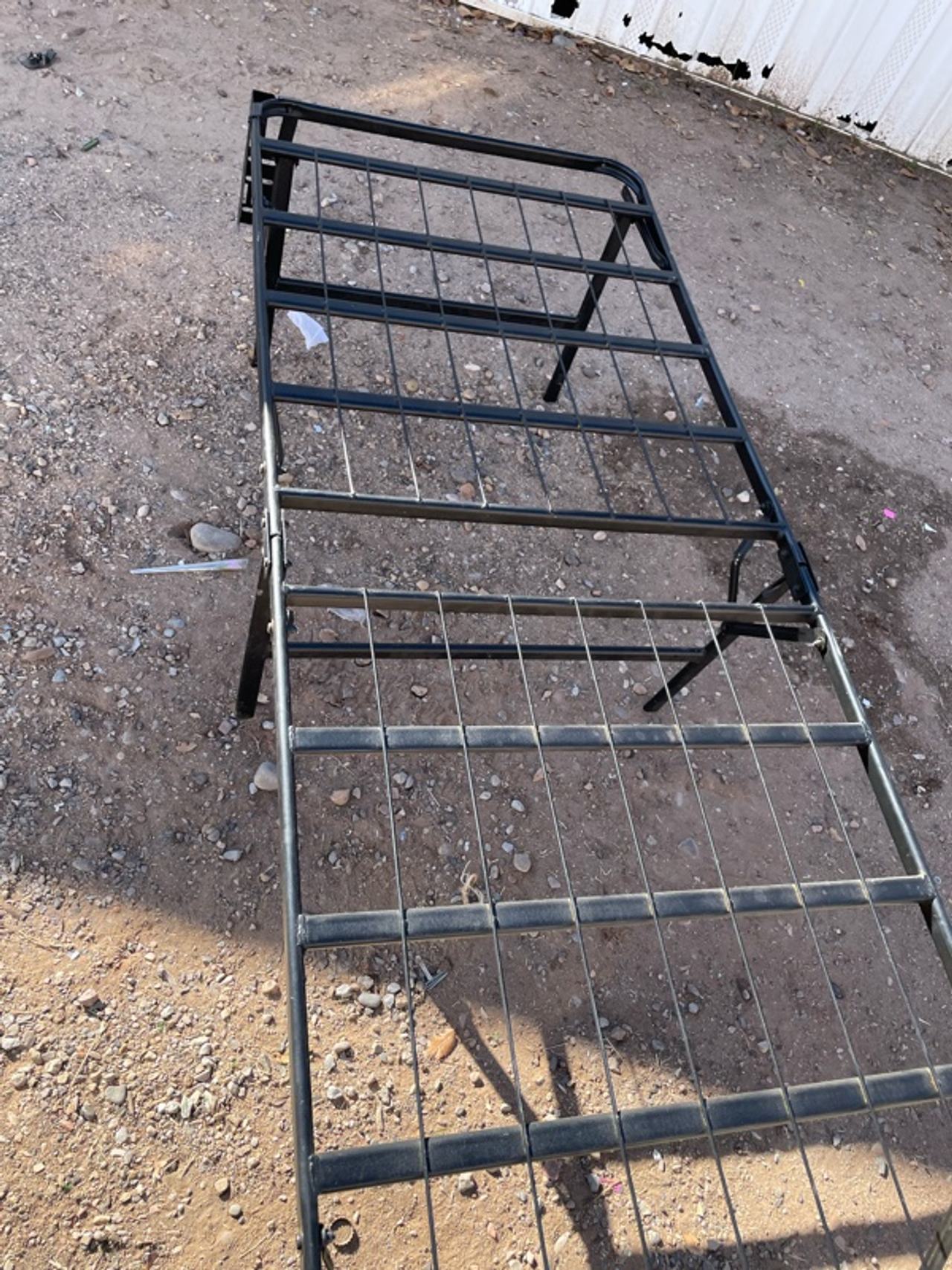 Black Metal Twin Bed Frame