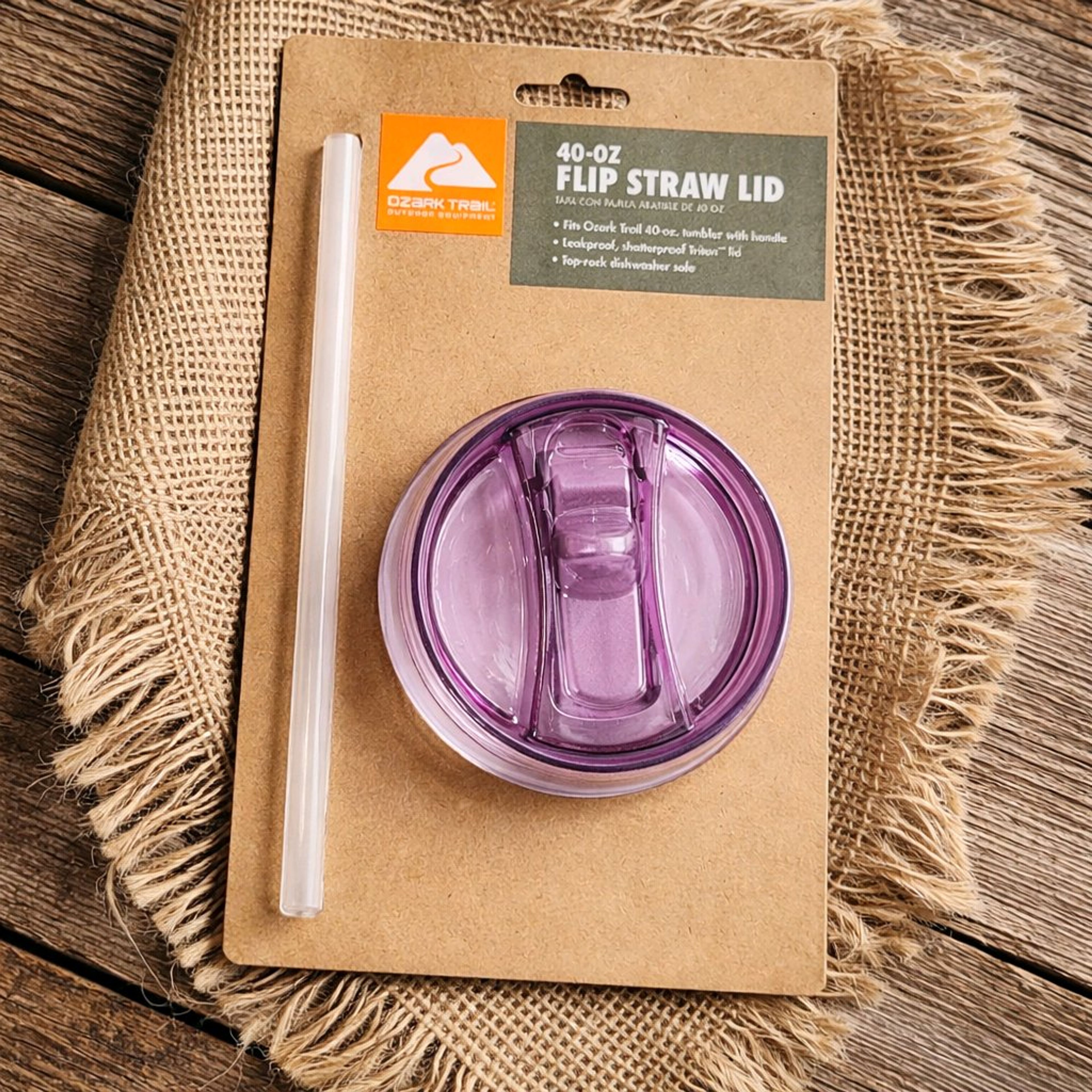 Ozark Trail 40-oz Flip Straw Lid - Image 3