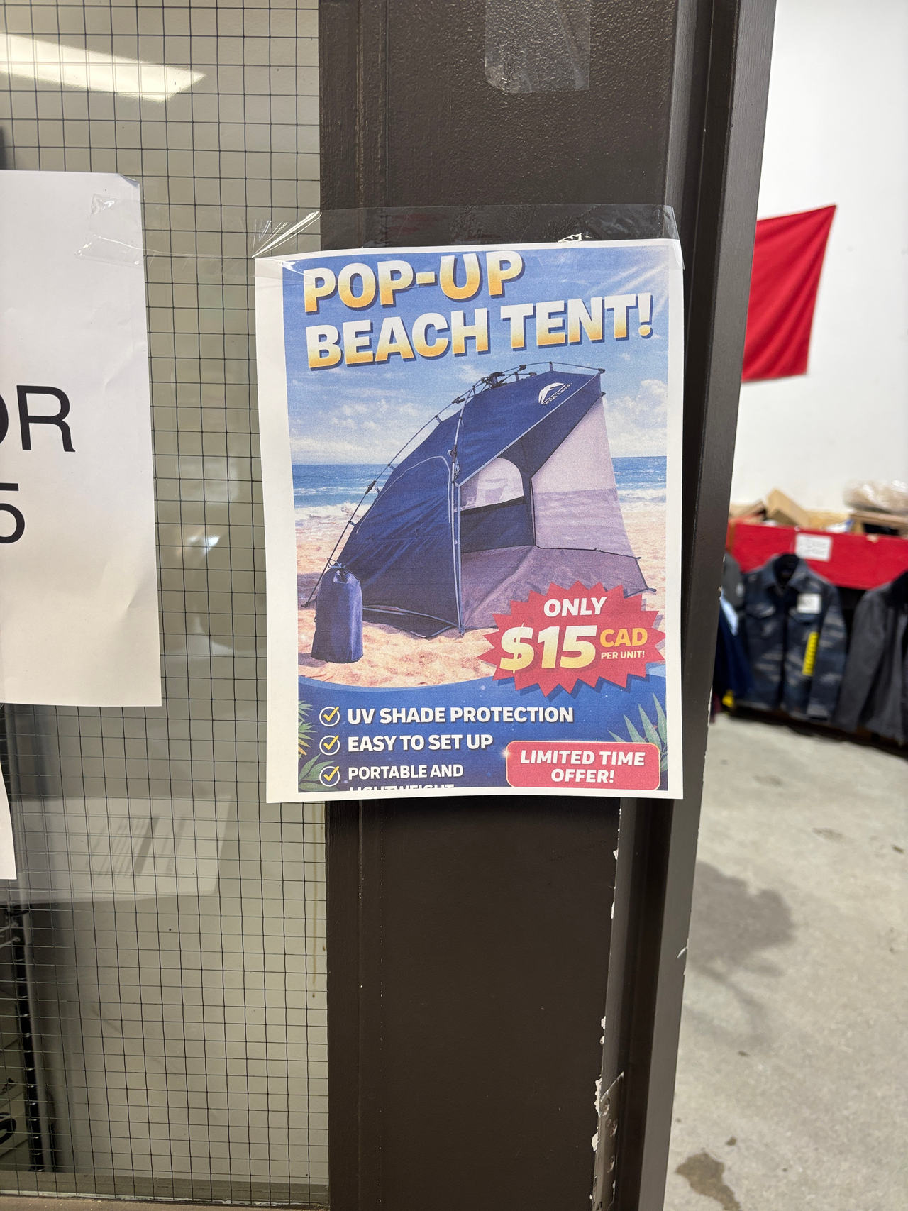 Pop-Up Beach Tent