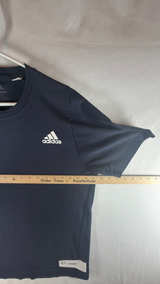 Adidas Men’s Freelift Climalite Navy Blue Short Sleeve T-Shirt Athletic  - Image 8