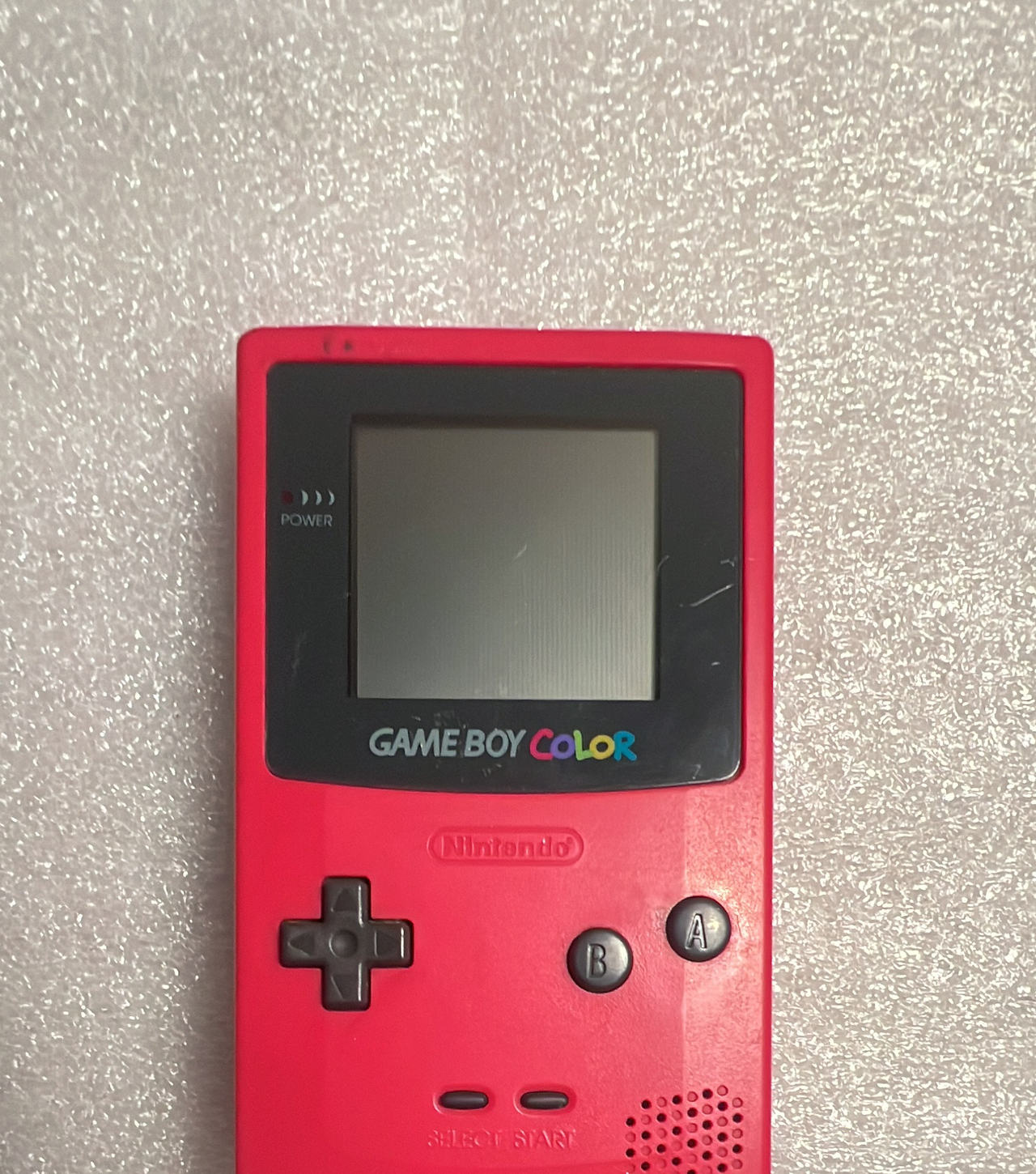 Nintendo Game Boy Color Berry works perfectly clean for age
