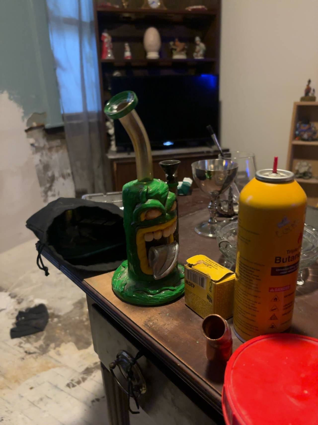 Octopus Glass Bong Halloween Theme