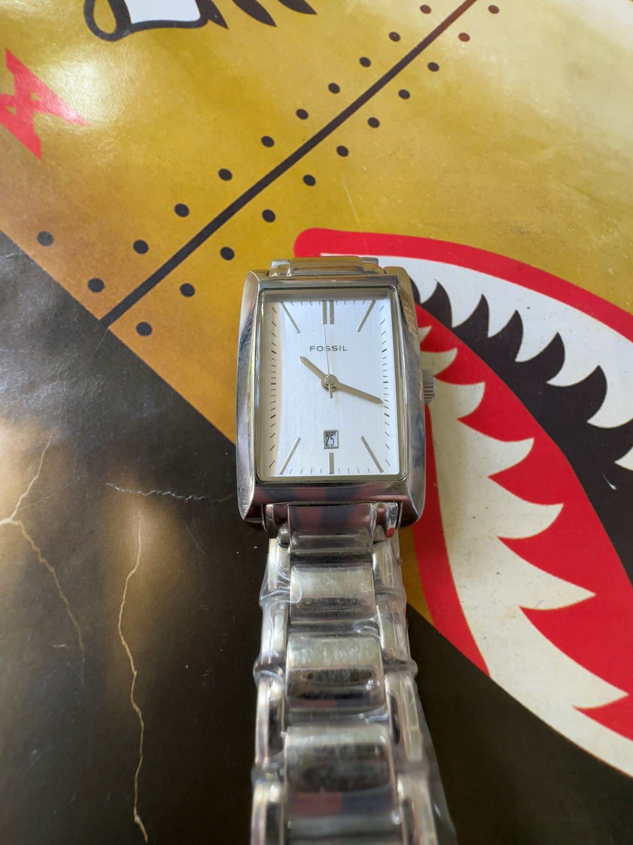 Fossil Arkitekt FS4016 Silver Stainless Steel Bracelet Watch