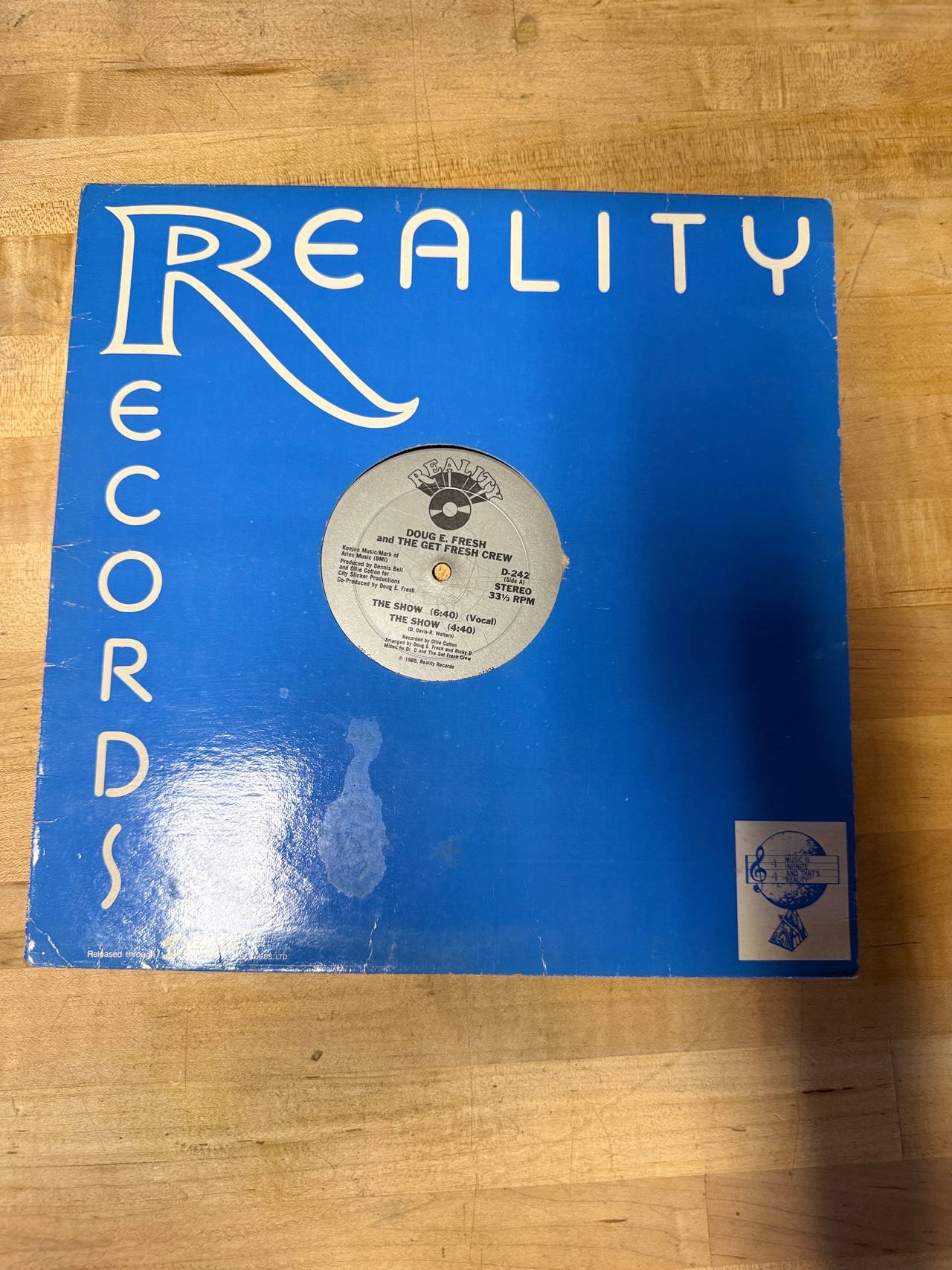 Doug E. Fresh and the Get Fresh Crew - The Show 12" Vinyl