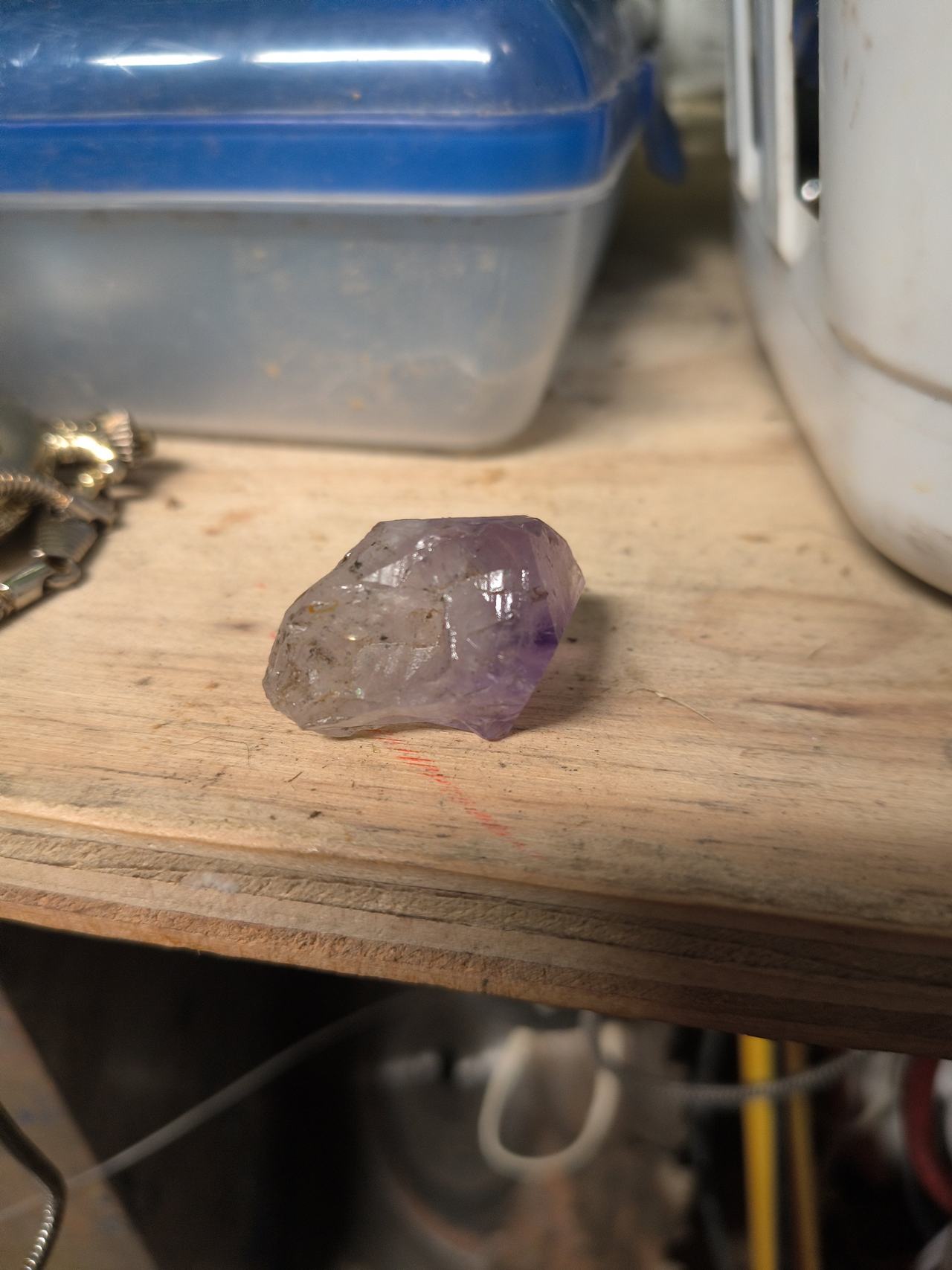 Raw Amethyst Crystal Point