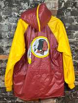 Vintage Washington Redskins Logo 7 Hooded Rain Coat Lined - Image 1