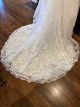 Lace A-Line Wedding Gown with Train - Image 5