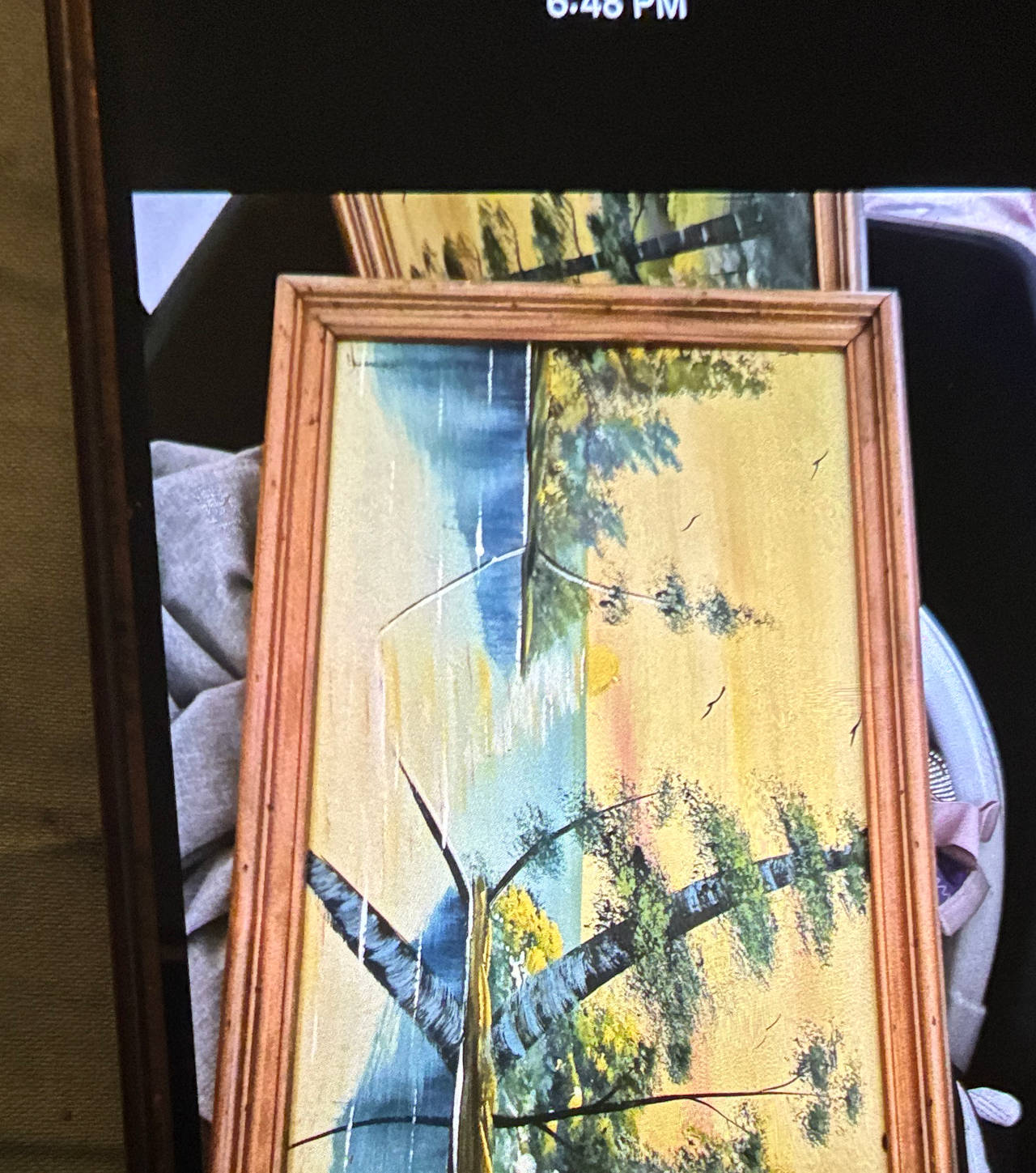 Vintage Mid-Century Landscape Oil Painting