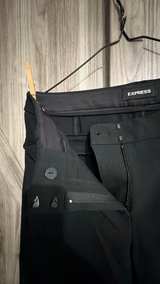 Express Black Skinny Dress Pants 12R - Image 3