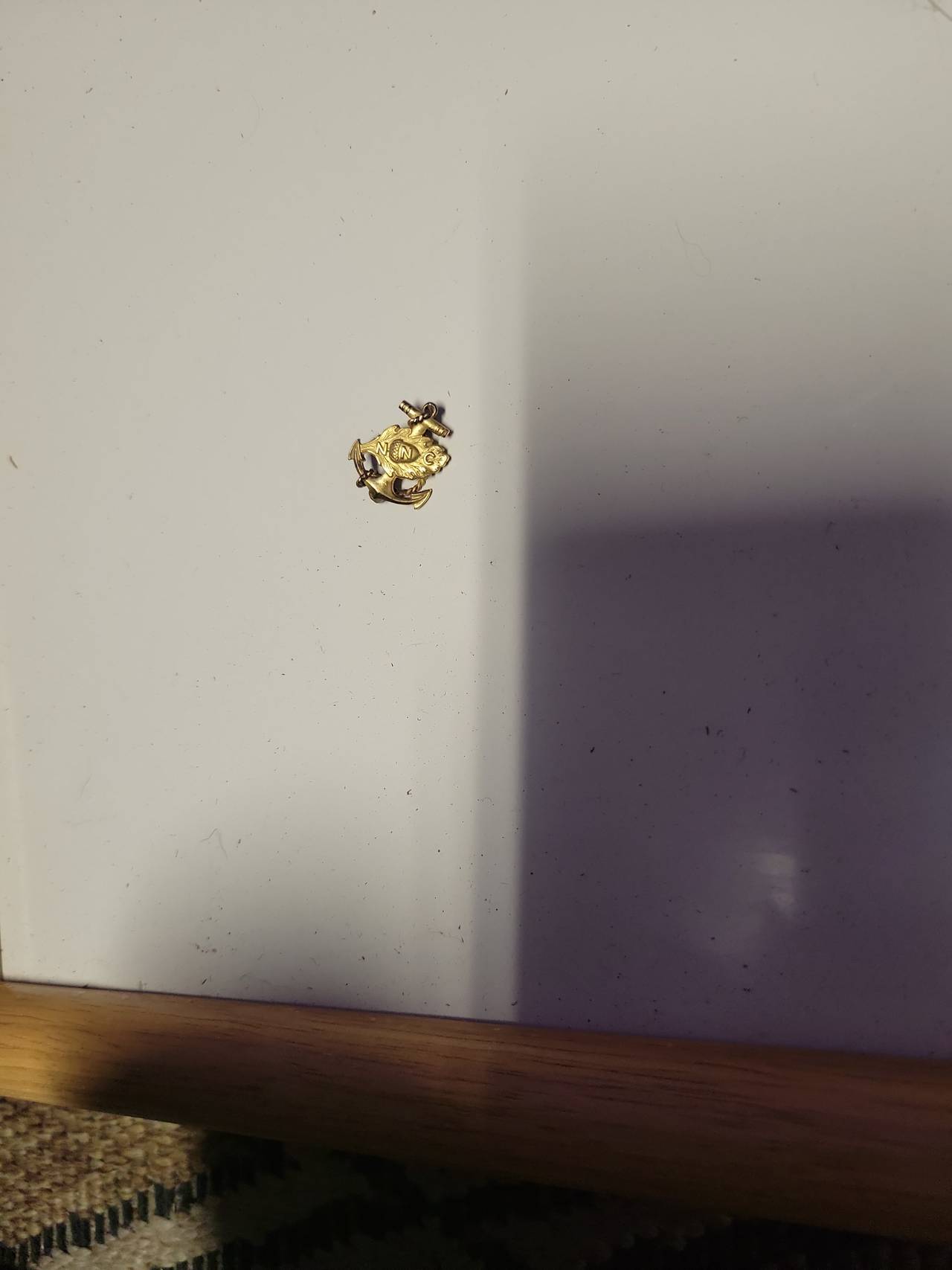 US Navy CPO Fouled Anchor Pin