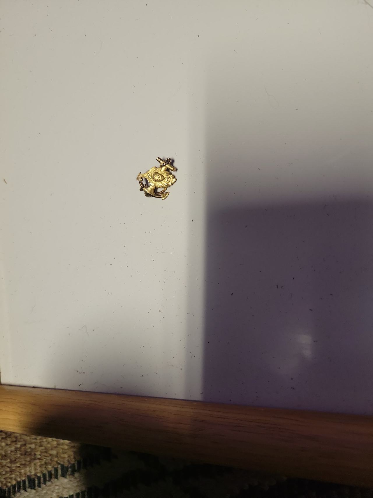 US Navy CPO Fouled Anchor Pin