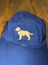 Smathers & Branson Yellow Labrador Embroidered Baseball Cap Navy - Image 5