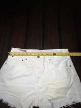 RALPH LAUREN White Denim Cut-Off Shorts Size 28 Womens Ladies - Image 7