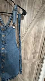 Vintage Forever 21 Button Front Denim Overall Dress size Large - Image 4