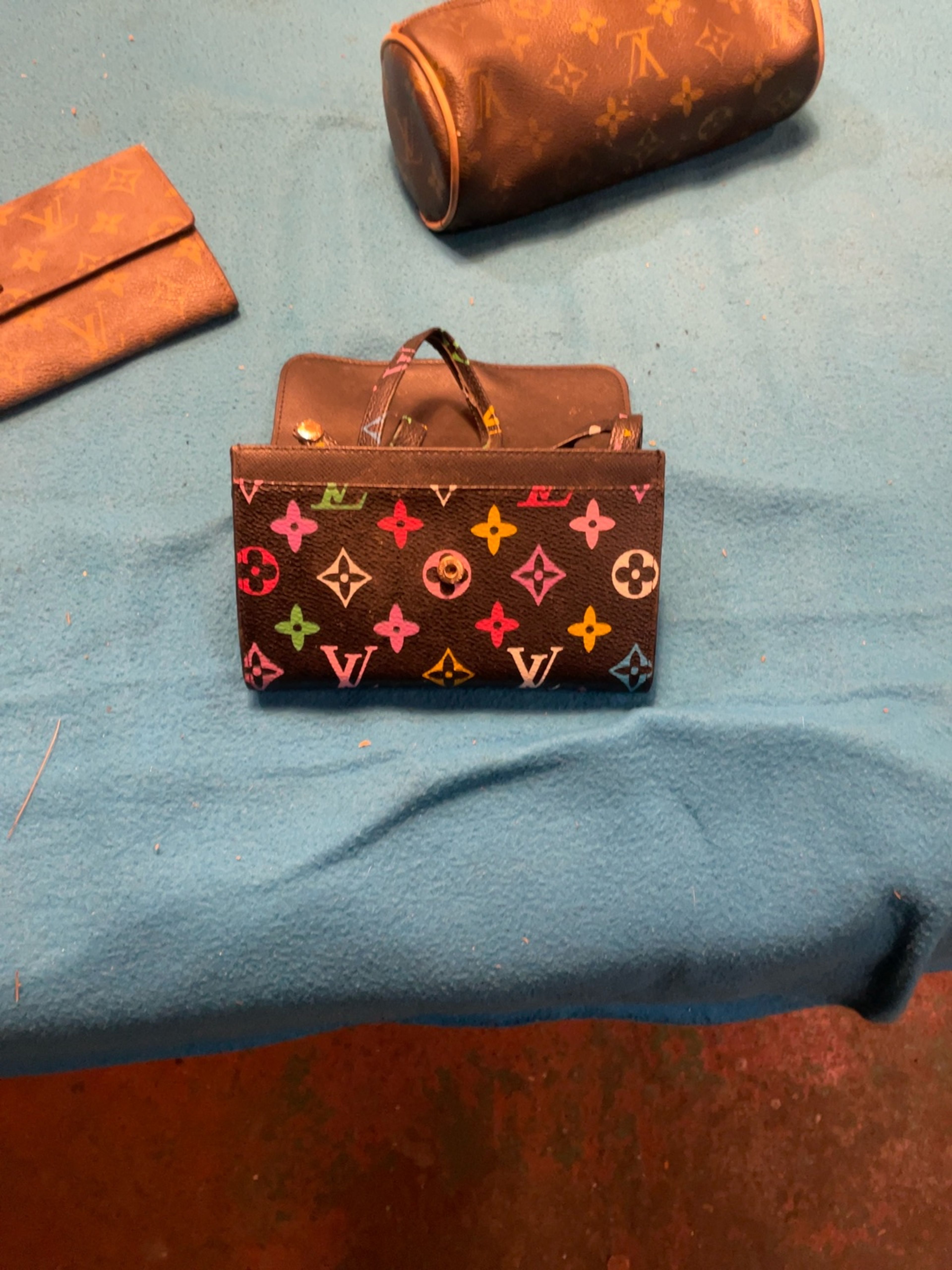 Louis Vuitton Sarah Multicolor Monogram Wallet