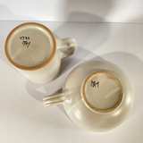 Hand-Painted Pottery Mug and Bowl Set Italy - Image 6