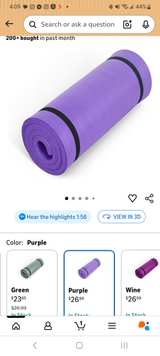 New Highden 1/2 Inch Extra Thick Exercise/yoga Mat - Image 4