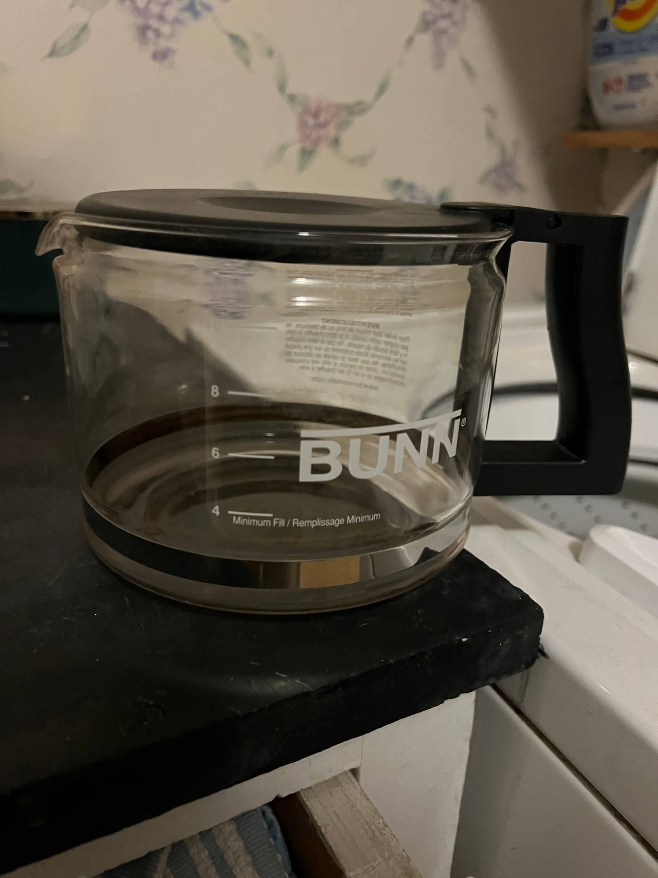Bunn 10-Cup Glass Coffee Carafe with Black Handle
