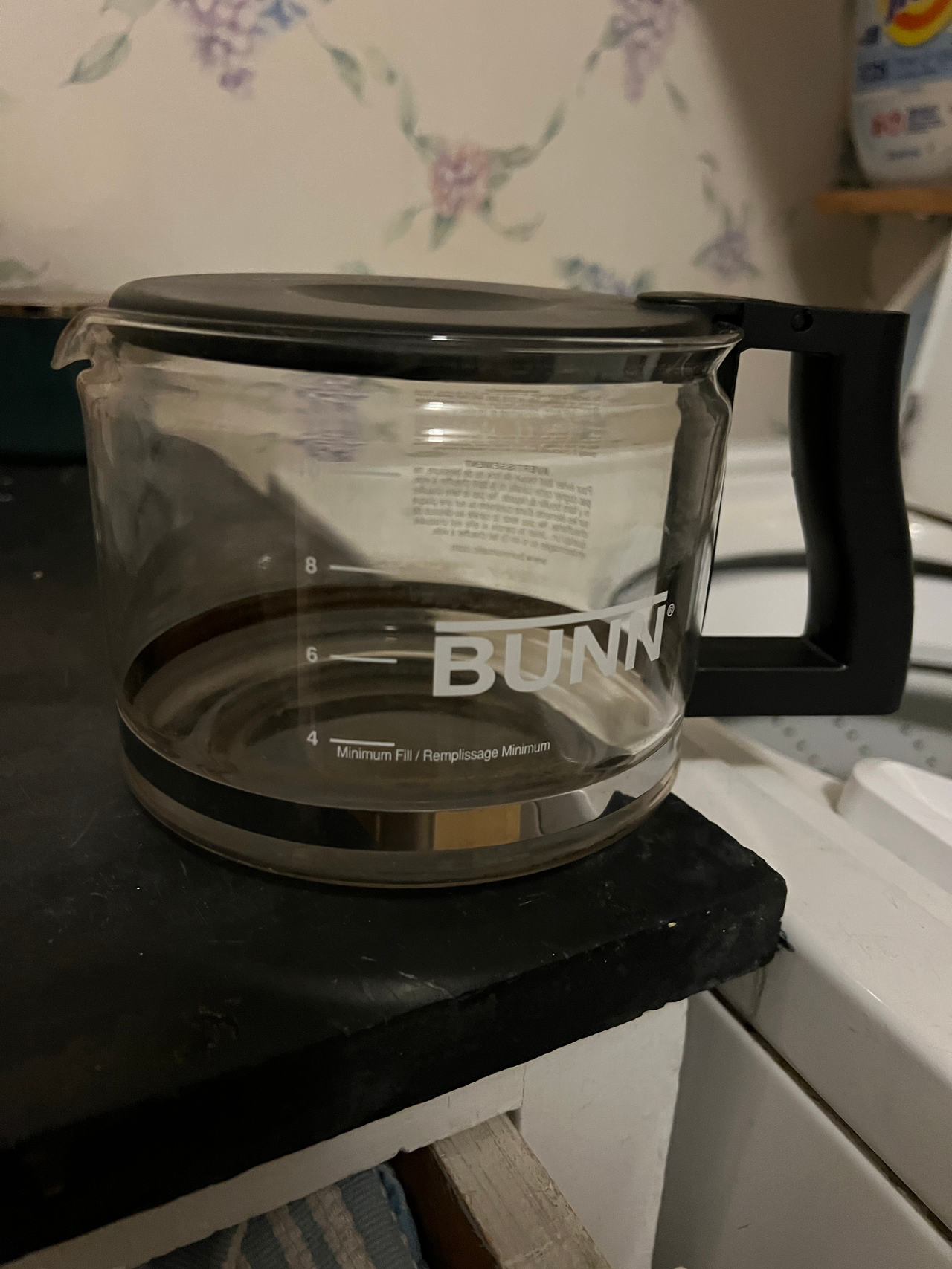 Bunn 10-Cup Glass Coffee Carafe with Black Handle