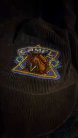 Vintage Camel Cigarettes Navy Corduroy Hat - Image 2