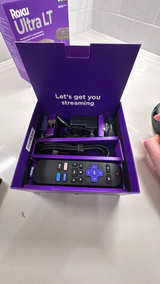 Roku Ultra LT 4K Streaming Device Black New Open Box - Image 5