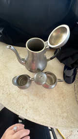 C K Tiel Holland Real Pewter Coffee/Tea Set - Image 5