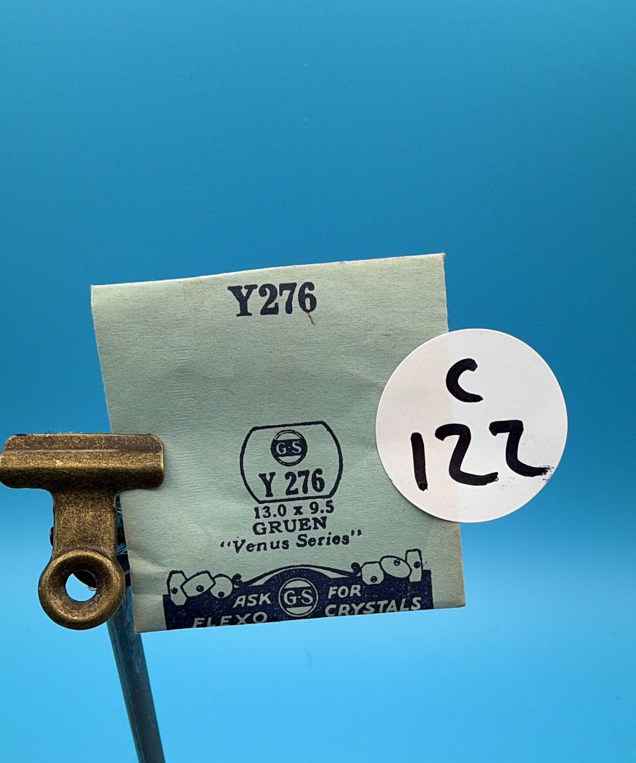 G-S Flexo Y276 Watch Crystal for Gruen Venus Series