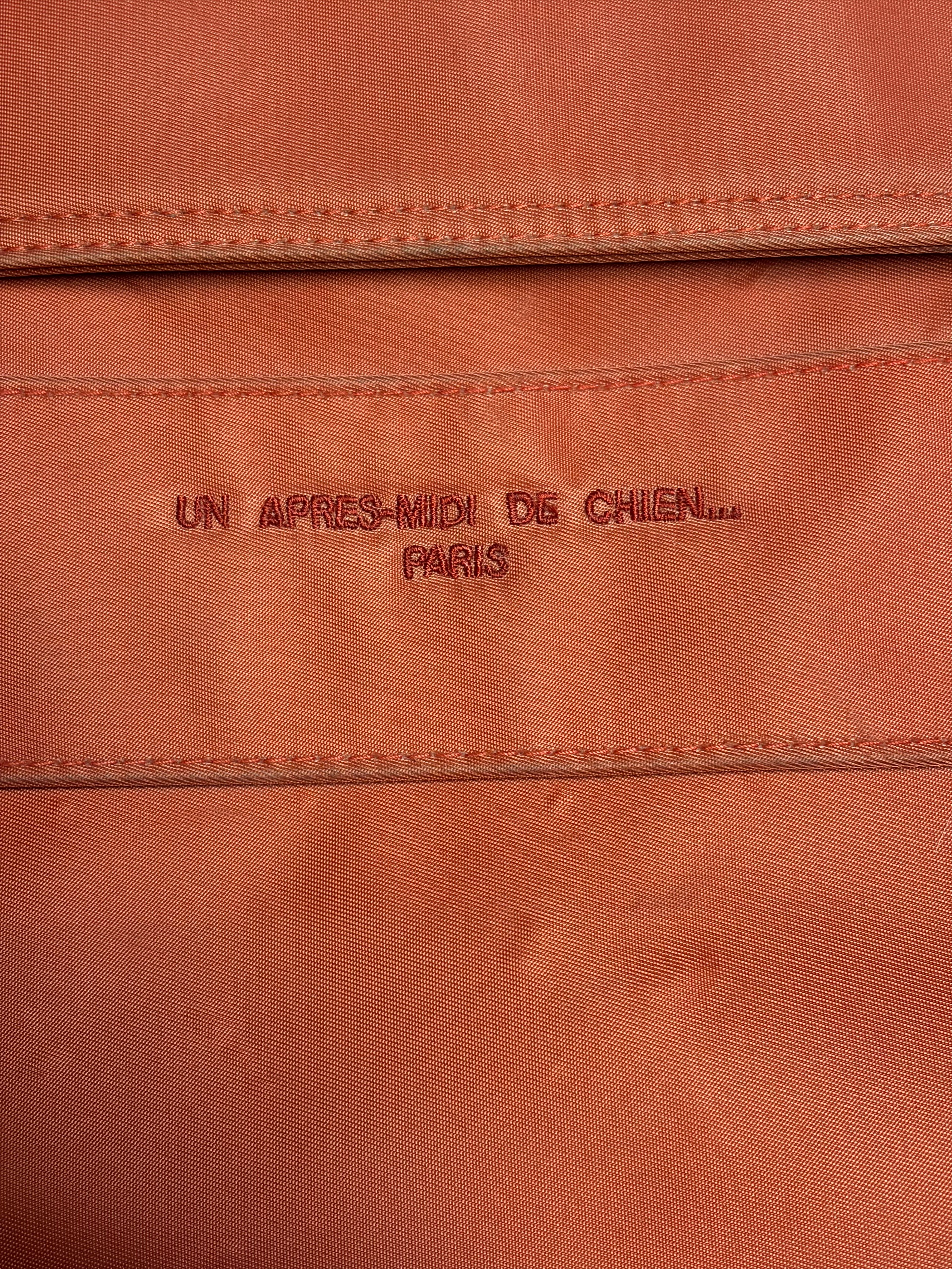 Un Après-Midi De Chien Paris Coral Tote Bag – French Boutique Handbag - Image 3
