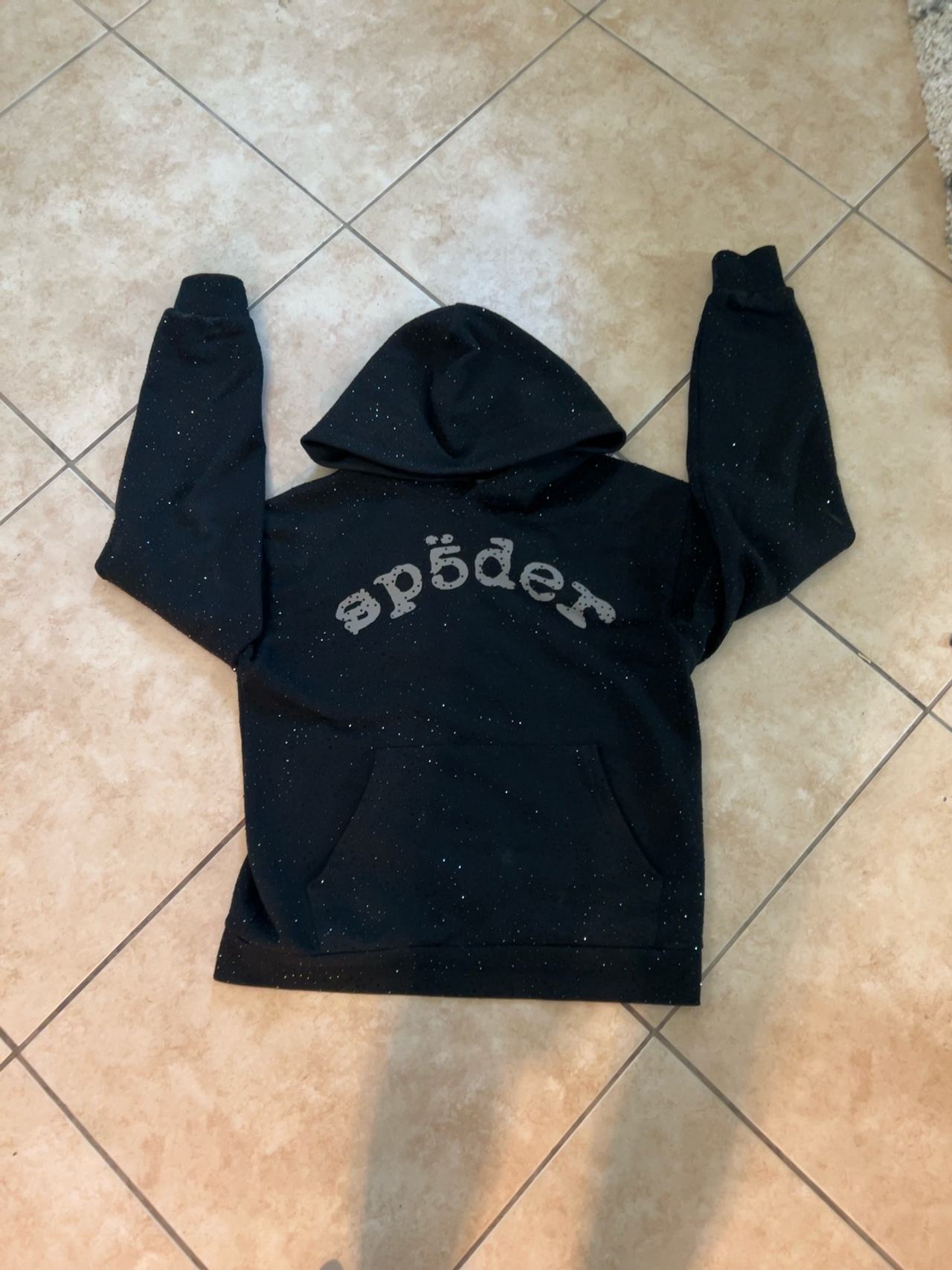 Sp5der VVS Black Hoodie