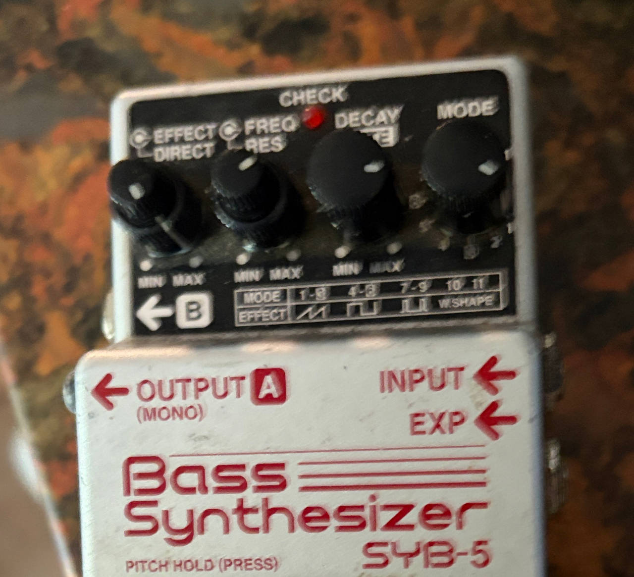 BOSS SYB-5 Bass Synthesizer Pedal