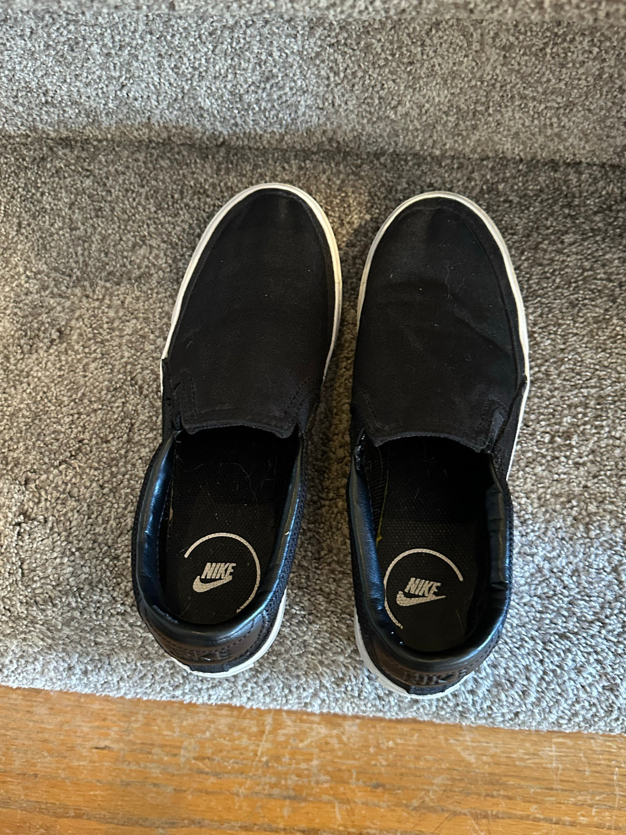 Nike Toki Slip-On Canvas Black/White
