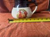 McCoy USA Pottery Pitcher Bowl Set 7528 Brown Cream - Image 8