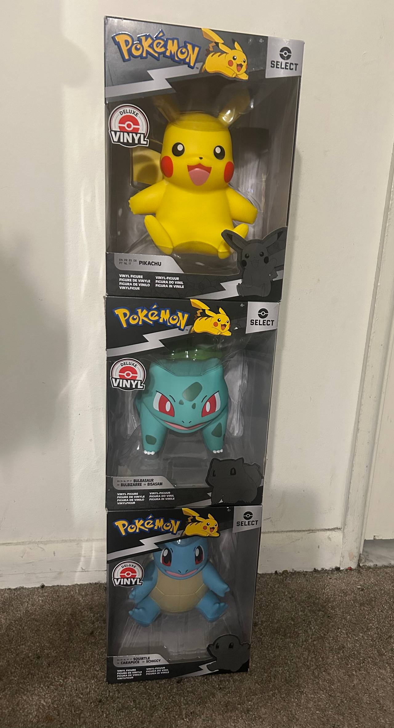 Pokémon Deluxe 8’ Vinyl Statue Figures Sold together $120.00