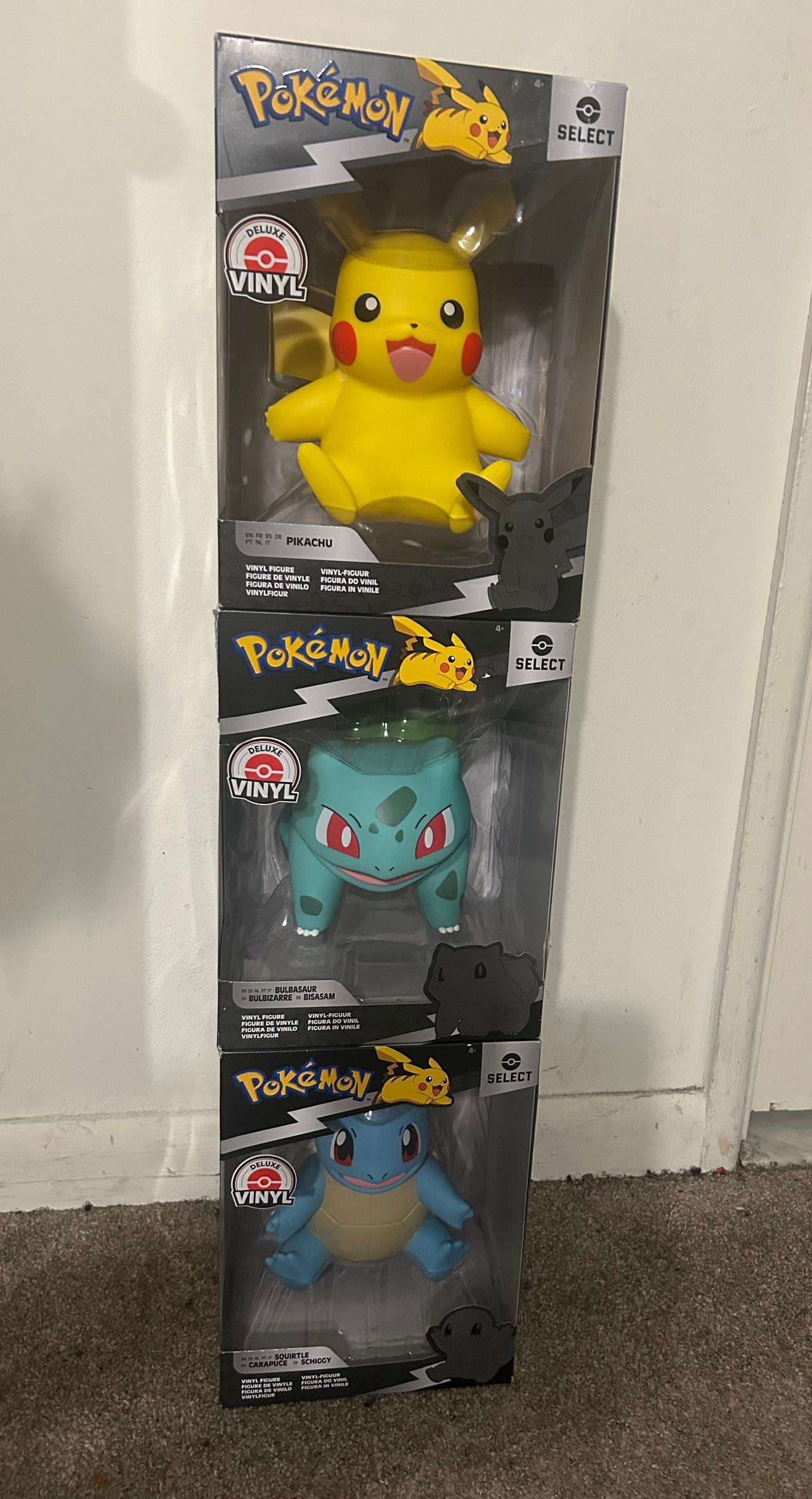 Pokémon Deluxe 8’ Vinyl Statue Figures Sold together $120.00