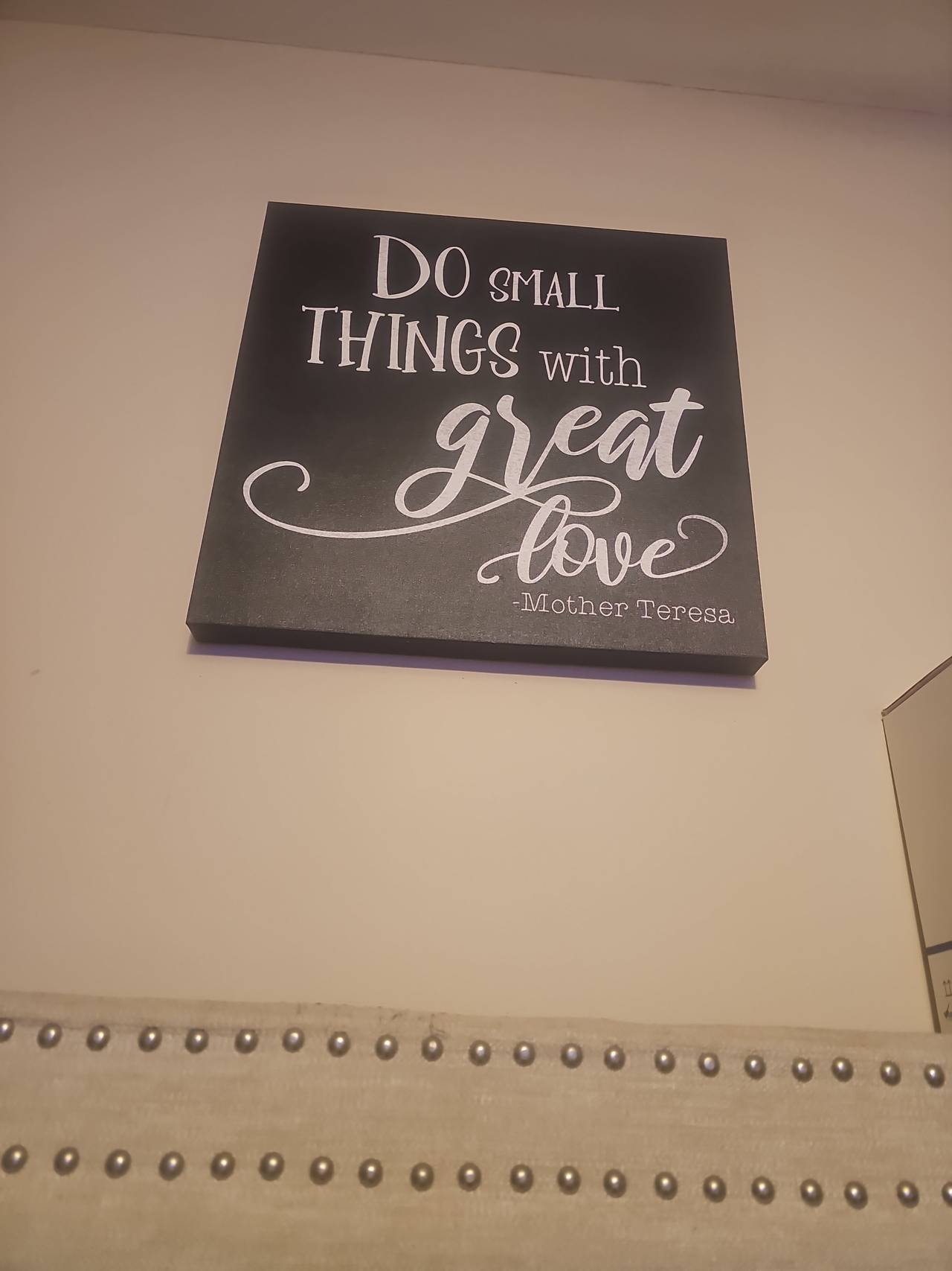Do Small Things With Great Love Wall Art