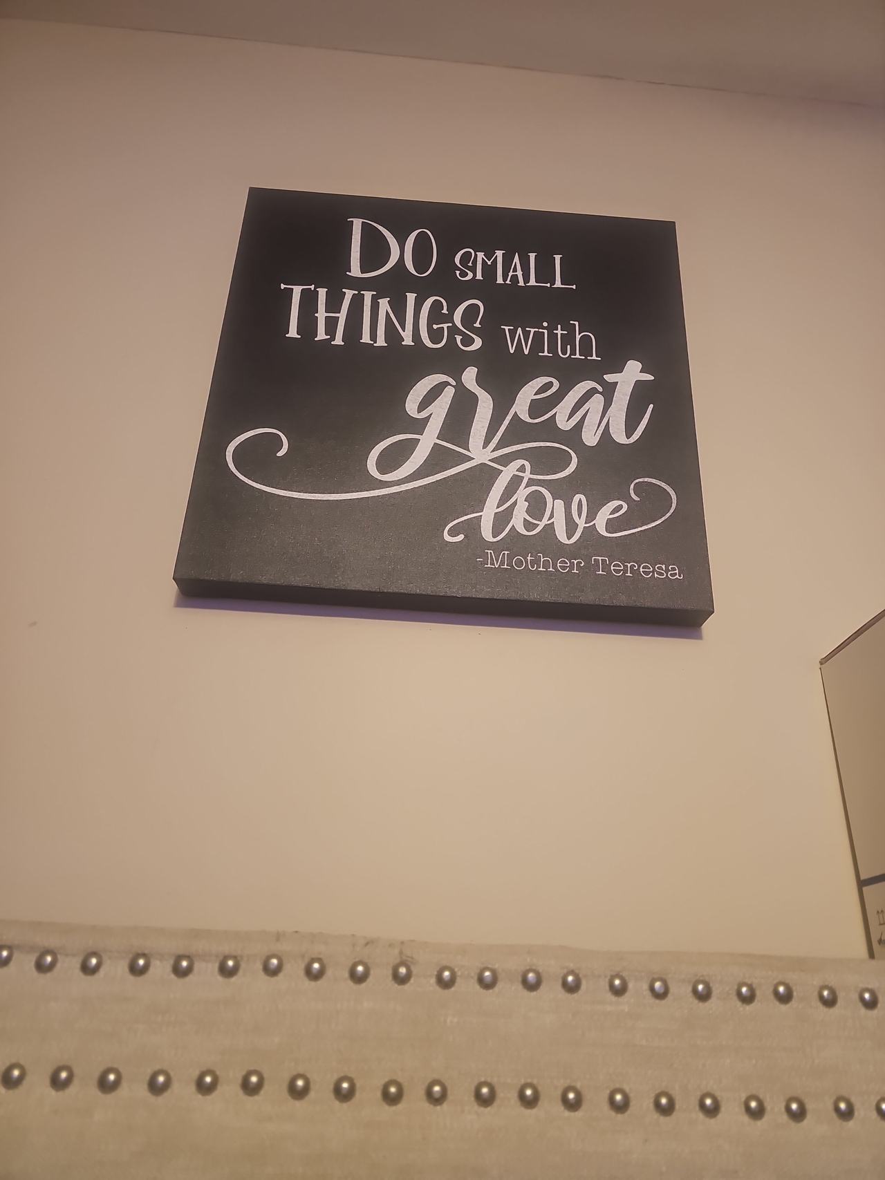 Do Small Things With Great Love Wall Art