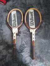 Wilson Pro Staff Wood Tennis Racket with Covers - Image 4