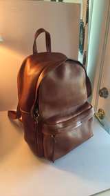Madewell The Lorimer Italian Leather In English Saddle Brown Backpack - Image 8