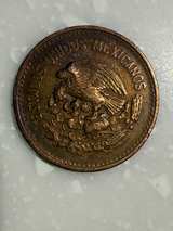 1944 Mexico 20 Centavos Bronze Coin E8 - Image 2