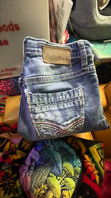 BKE Denim Aiden Straight Stretch Jeans Blue - Image 5