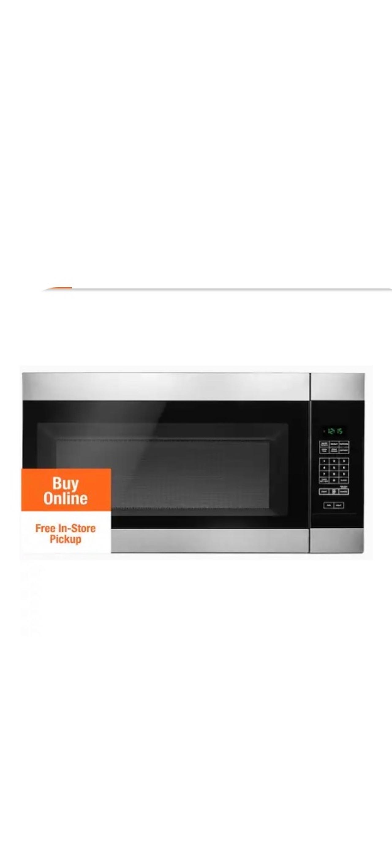 Magic Chef 1.6 cu. ft. Over-the-Range Microwave in Stainless Steel